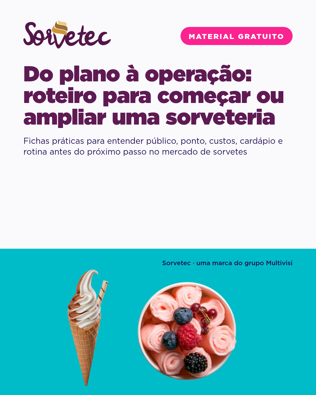 Capa do material gratuito sorvetec