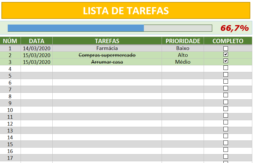 Como Criar Uma Lista De Tarefas Com Rastreamento De Pendências No