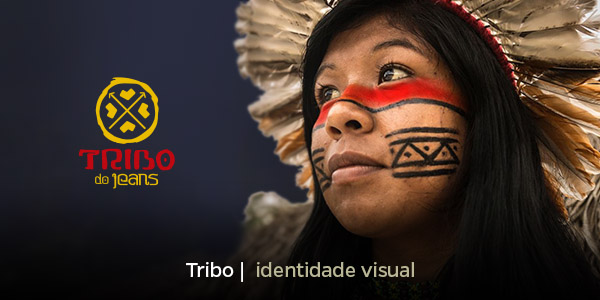 Design Identidade logo Tribo Jeans