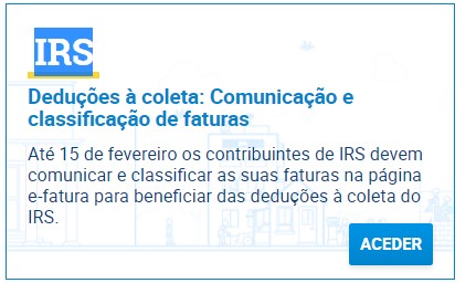 IRS-COMUNICAÇAO FACTURAS IRS2017