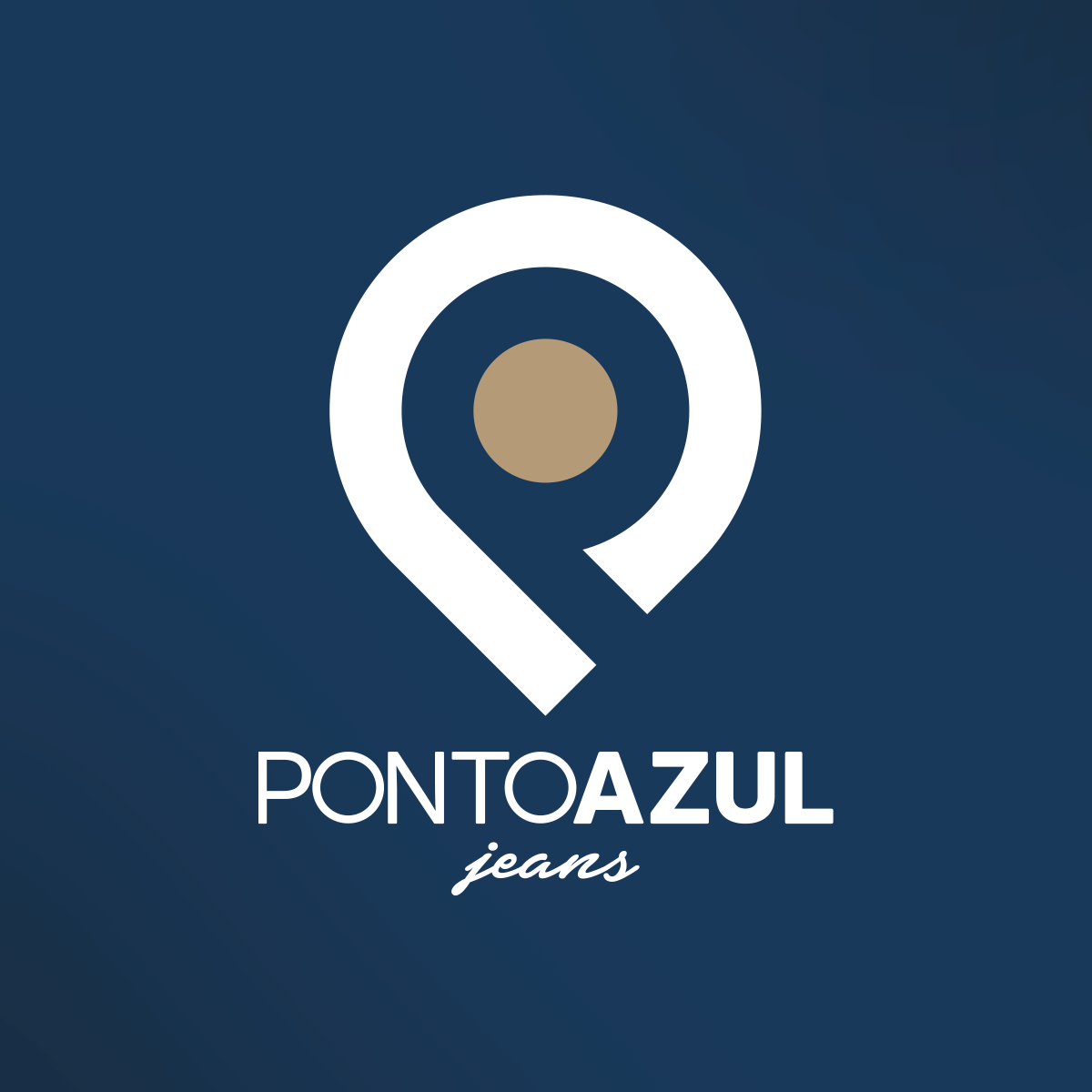 Design Identidade logo Loja Ponto Azul 