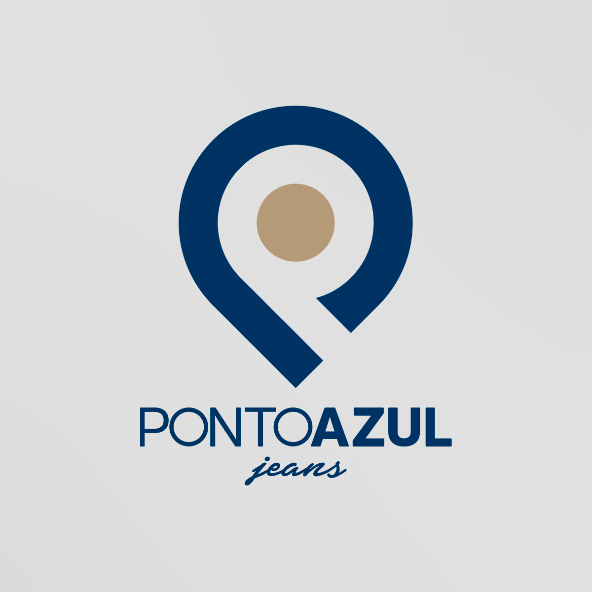 Design Identidade logo Loja Ponto Azul 