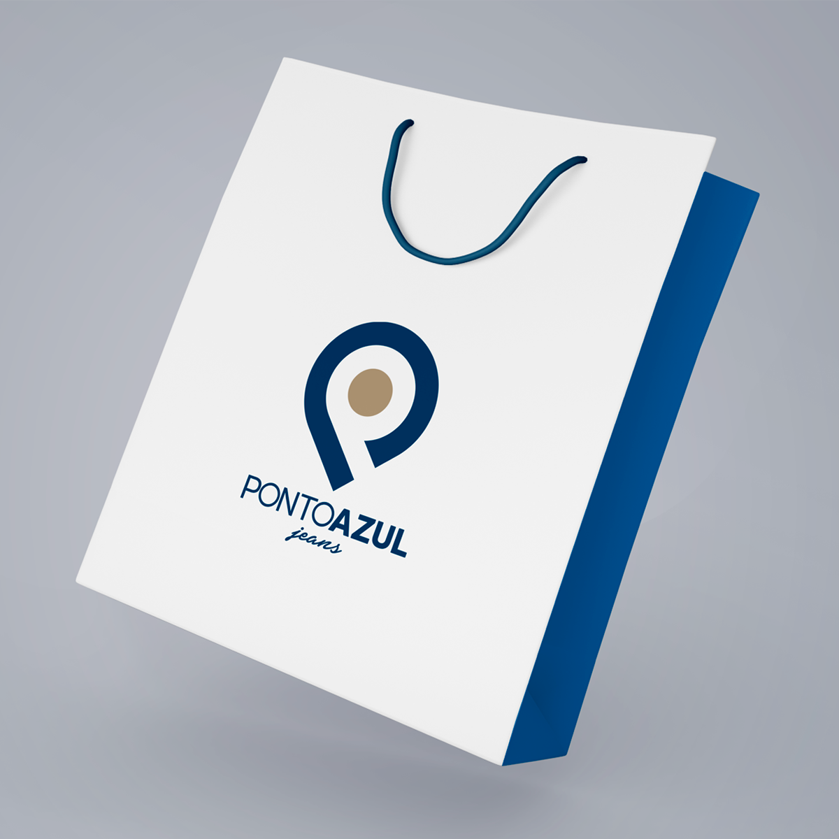 Design Identidade logo Loja Ponto Azul 