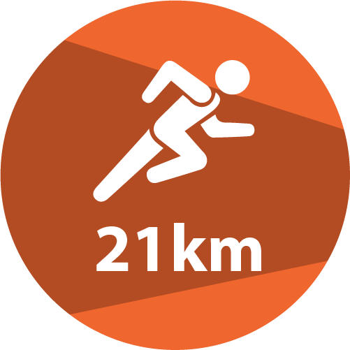 Corrida 21km